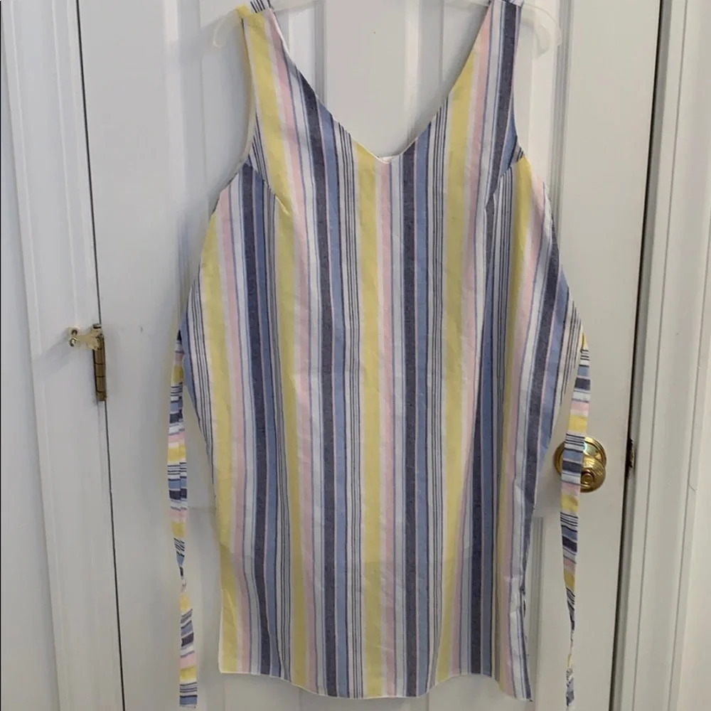 Blue Blush Striped Dress size Medium - Picture 3 of 6